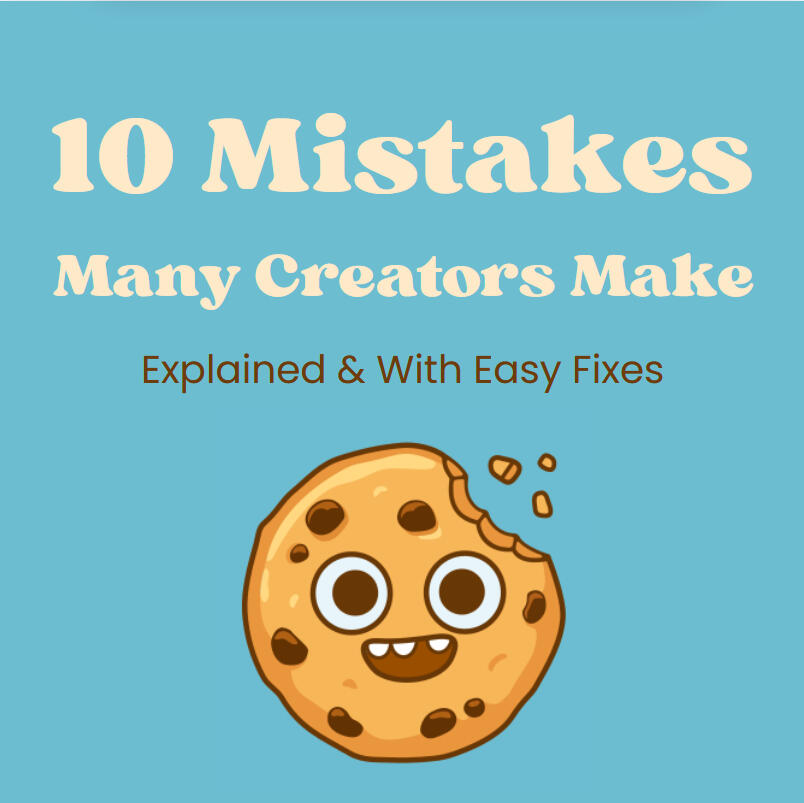 Checklist 10 mistakes beginner creators make